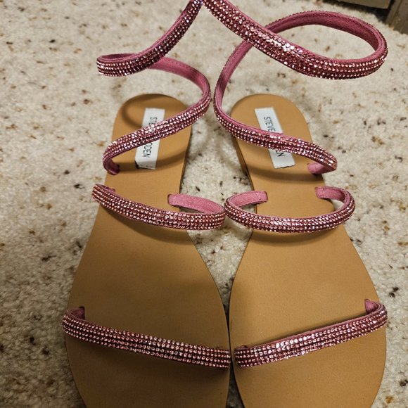 Pink Rhinestone Sandals - Picture 3 of 3